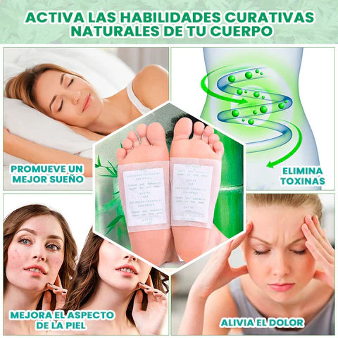 Pack de 10 PARCHES ELIMINADORES DE TOXINAS